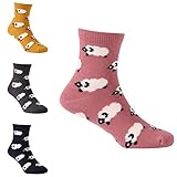 ベビーソックス 男の子, Laili 可愛い オシャレ カラフル 幼児用 キッズ 子供 靴下 4足（6歳～10歳）スポーツ カジュアル スニーカー ショート クルーソックス