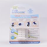 Tub filter shroom タブッシュルーム 特許取得 詰まらない 衛生的 な ヘアキャッチャー ペット 抜け毛 対策 にも (ホワイト) [並行輸入品]