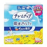 チャームナップ 吸水さらフィ 少量用 羽なし 15cc 19cm 132コ入(尿 吸収ナプキン 尿もれパッド ナプキンサイズ)【軽い尿もれの方】