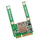 Sharplace ミニ　PCI-E → USB 2.0 アダプタカード　アダプタ　サポートリーダー　