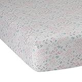 Lambs & Ivy Mix and Match Layla Coral Fleece Blanket, Flower Print by Lambs & Ivy