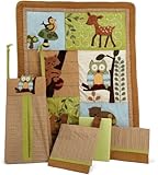 Lambs & Ivy 5 Piece Bedding Set, Enchanted Forest [並行輸入品]