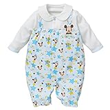 西松屋 ディズニー 長袖コンビドレス（ベビーミッキー）【新生児50-60cm】 新生児
