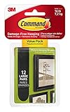 Command Picture Hanging Strips Value Pack Large Black 12-Pairs (17206BLK-12ES) 【Creative Arts】 [並行輸入