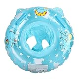 ベビー用 赤ちゃん用浮き輪 スイムリング 赤ちゃん用 幼児安全 (ブルー)