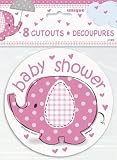 Baby Shower Pink Cutouts Decorations - by Unique Party