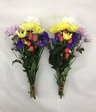 お彼岸　命日【送料無料】仏花　お墓　お仏壇 生花 スタンダード1対(2束) A-6