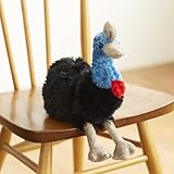 （ミンクプラッシュ）ヒクイドリ（火食い鳥）のぬいぐるみ キャシイ 25ｃｍ （S8105）