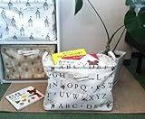 くまのがっこう ジャッキーのライフボックス アルファベット柄