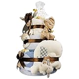 今治タオル imabari towel 出産祝い 日本製 オーガニック 最高級3段DX おむつケーキ 紋ごのみ (goonパンツタイプＭサイズ)