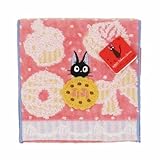 丸眞 魔女の宅急便 「スイーツリボン」 ポケット付きタオル 約12.5×12.5㎝(折り畳み時)