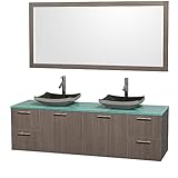 Wyndham Collection WCR410072GOGRGS1M1DB Amare 72" [並行輸入品]