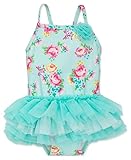 Little Me Girlsブルーフローラル1 pc水着