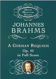 ブラームス: ドイツ・レクイエム Op.45/ドーヴァー社/小型スコア