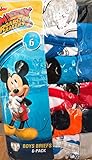 【Disney Junior】MICKEY AND THE ROADSTER RACERS (ミッキーマウスとロードレーサーズ) ボーイズパンツ 6枚セット サイズ：120cm 男児 男の子 年長さん