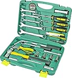 ROOH-25Pcs Household Tools Set Multifunction Home Use Hand Tools Combination Electrician Woodworking