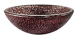 Kraus GV-571-19mm-ORB Venus Glass Vessel Bathroom Sink with PU-MR Oil Rubbed Bronze by Kraus