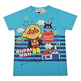 アンパンマン 半袖Tシャツ 冷感Tシャツ キッズ 女の子 男の子 ガールズ ボーイズ fo-sa3253 80cm ブルー
