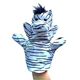 ラブリーゼブラぬいぐるみハンドパペット子供のおもちゃ