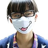 ZooooM 3枚セット プリント マスク 布 ダスト シールド 布 マスク 面白 おもしろ ユニーク 口 顔 花粉 ホコリ 砂 埃 フィルター プリント オシャレ お洒落 ファッション 仕事 学校 