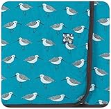 Kickee Pants Print Swaddling Blanket, Bay Sandpiper by KicKee Pants