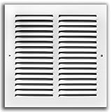 12"w X 14"h Steel Return Air Grilles - Sidewall and Cieling - HVAC DUCT COVER - White [並行輸入品]