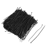 gle2016 140 mm x 2 mmセルフロックワイヤケーブルZip Tie Fastenラップ5.5 "ブラックナイロン1000パック