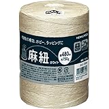 Amazon コクヨ 麻紐 ホビー向け ホワイト色 480m巻 チーズ巻き ホヒ 35w 荷造りひも 凧糸 文房具 オフィス用品