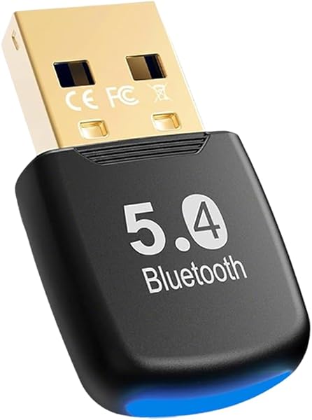 Bluetoothアダプター 5.4 レシーバー プラグアンドプレイ 簡単操作デスクトップPC タブレット ワイヤレスマウス ヘッドホン キーボード最大通信距離20メートル EDR/LE対応(省エネ) A2DP/SBC/AAC対応Windows 7/8.1/10/11 互換性あり Mac非対応 - 1