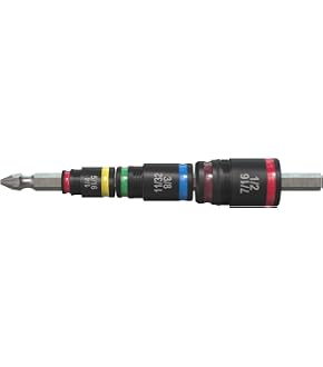 Malco CONNEXT3 Ratschengiff Transparent - Stoßfester Griff Für 1/4" Sechskant-Schraubendreher