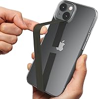 Sinjimoru 伸びるスマホストラップ、 iPhone16 Plus Pro Pro Max iPhone15 14 13 12 シリーズ スマホケース対応シリコンフィンガーホルダー、薄型ワイヤレス充電対応スマホホルダー、片手操作、落下防止スマホ