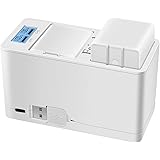Arlo Battery Charger Station, Dual Rechargeable Batteries Charging Station for Arlo Pro/Pro 2/Go Camera with Type C Port and 