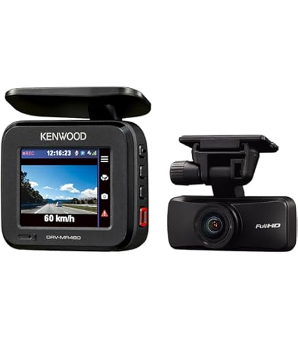 Amazon | ケンウッド ドライブレコーダー DRV-MR870 前後撮影 2カメラ 