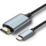 USB Type C HDMI 変換アダプター 4K 映像出力接続ケーブルタイプC to hdmi 対応 40Gbps転送 設定不要 MacBook Air・MacBook Pro・iPad Pro 2020/2018・iMac・Huawei Mat