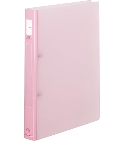 リヒトラブ リングファイル B5 2穴 赤 10冊入 F862-1_10 リングファイル