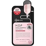 メディヒール H.D.P ポアスタンピング ブラックマスクEX 25ｍｌ×10枚／MEDIHEAL H.D.P PORE-STAMPING BLACK MASK EX.25ｍｌ×10sheet