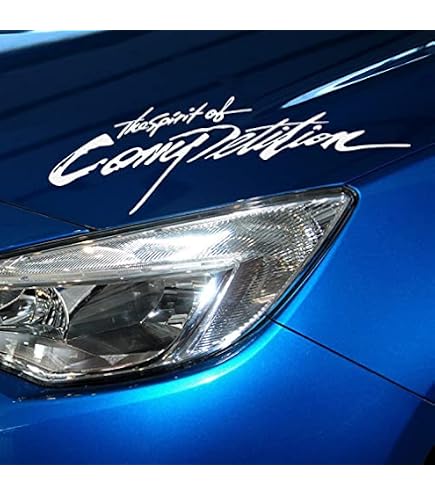 Amazon.co.jp: デカール 車 ステッカー フェンダー サイド リア 汎用 