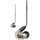 SHURE シュア AONIC 5 高遮音性イヤホン / SE53BACL+UNI-A クリア : マイク・リモコン付/カナル型 【国内正規品/メーカー保証2年】