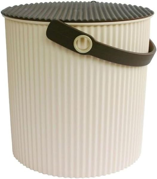 Hachiman Kasei Sceltevie Omnioutil Pail with Lid, Ivory, L, 10L, Scandinavian, 228301, Made in Japan - 1