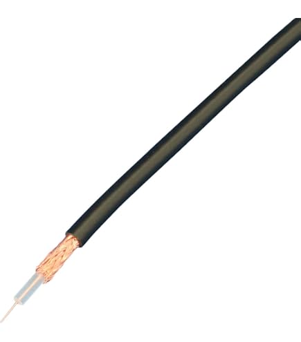 Amazon.co.jp: 同軸ケーブル フジクラ 10DSFA(10D-SFA)-LITE 100m 50Ω 