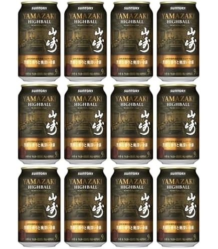 Amazon.co.jp: サントリー プレミアムハイボール 山崎 ウイスキー 缶 サントリー山崎プレミアムハイボール山崎芳醇な香り350ml 9% 1箱24本入り
