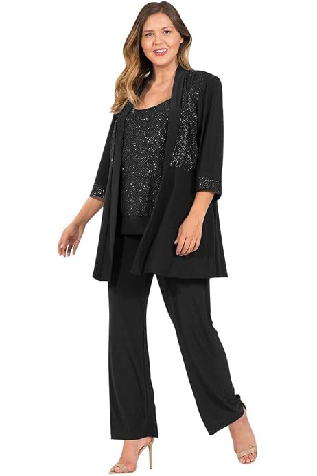 Plus Size Lace Pant Set 