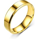 [swars] 指輪 6mm リング メンズ レディース ステンレス シンプル 選べる3color 金属アレルギー対応