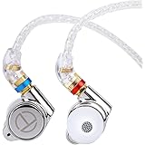 TRN TA1(1BA+1DD)ハイブリッド型金属HiFiイヤホン (TA1-Silver)