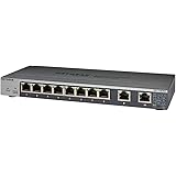 ネットギア・インターナショナル 【正規品】 ネットギア NETGEAR スイッチングハブ 10ポート (10G / 5G / 2.5G / 1G 2ポート + 1G 8ポート) 金属筐体 静音ファンレス リミテッドライフタイムハードウェア保証 アンマ