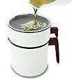 アイリスオーヤマ オイルポット 活性炭 900ml カートリッジ1個付 白 H-OP900