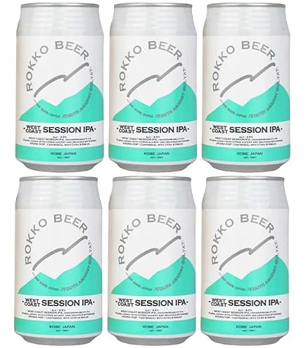 Amazon.co.jp: 神戸 六甲ビール SAISONセゾン 缶 350ml お試し 6 
