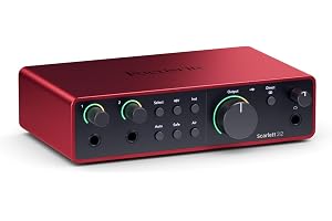 Focusrite Scarlett 2i2 4th Generation Audio Interface