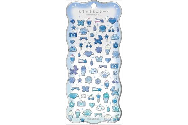 カミオジャパン シール しろっぷるんシール あおっぷるん 231146