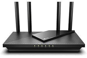 TP-Link AX3000 Dual Band Gigabit Wi-Fi 6 Router, 512MB RAM, 160MHz, 4High Power FEM, USB3.0 Port, HomeShield Security, OneMesh Supported, Work with Alexa, Gaming & Streaming, Smart Home (Archer AX55)
